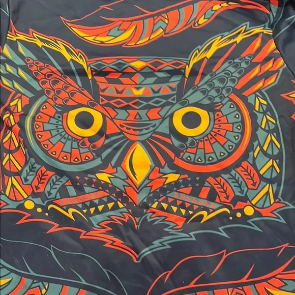 Colorful Owl Graphic Hoodie - Picture 4 of 6